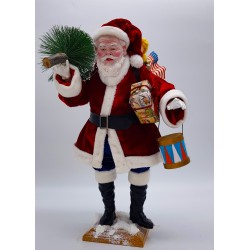 Santa Claus with bag of gifts