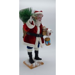 Santa Claus with bag of gifts