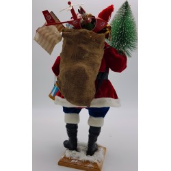 Santa Claus with bag of gifts