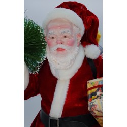 Santa Claus with bag of gifts